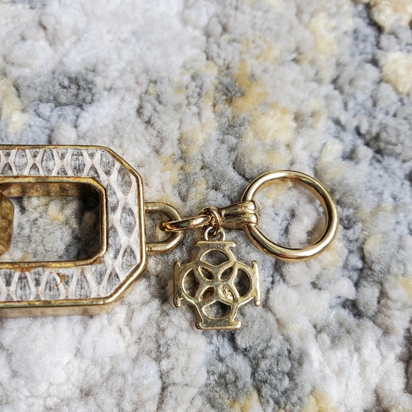 Ann Taylor Gold Tone Snake Embossed Bracelet - Picture 5 of 9